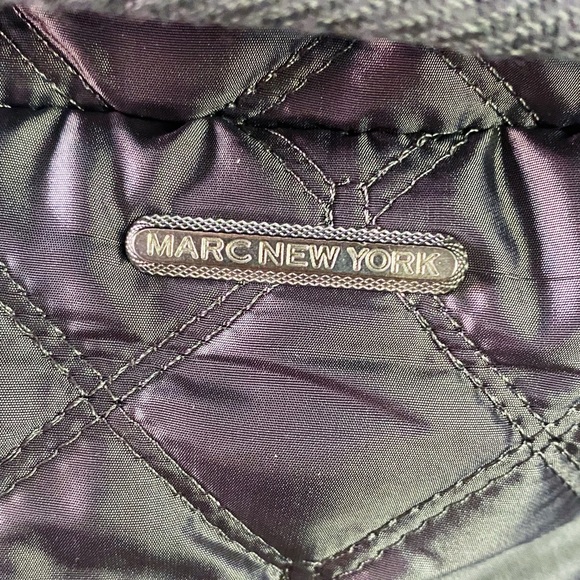 NWOT Pewter Silver Puffer Jacket Marc New York - Picture 3 of 4